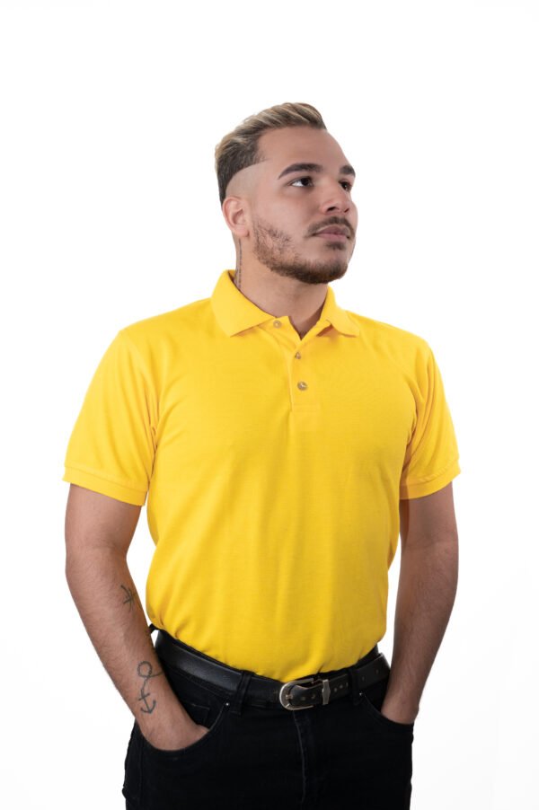 Camiseta Polo Amarilla