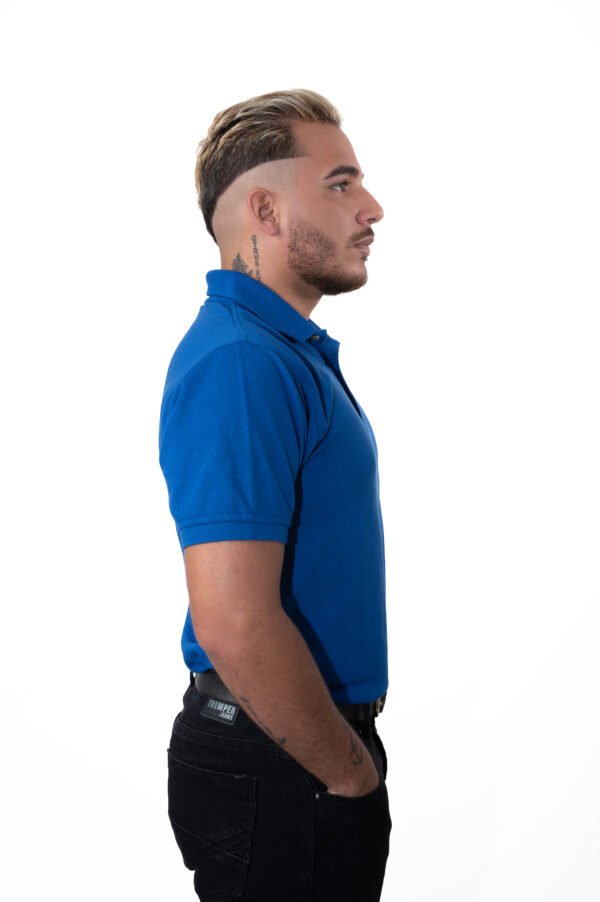 Camiseta Polo Azul - Imagen 2
