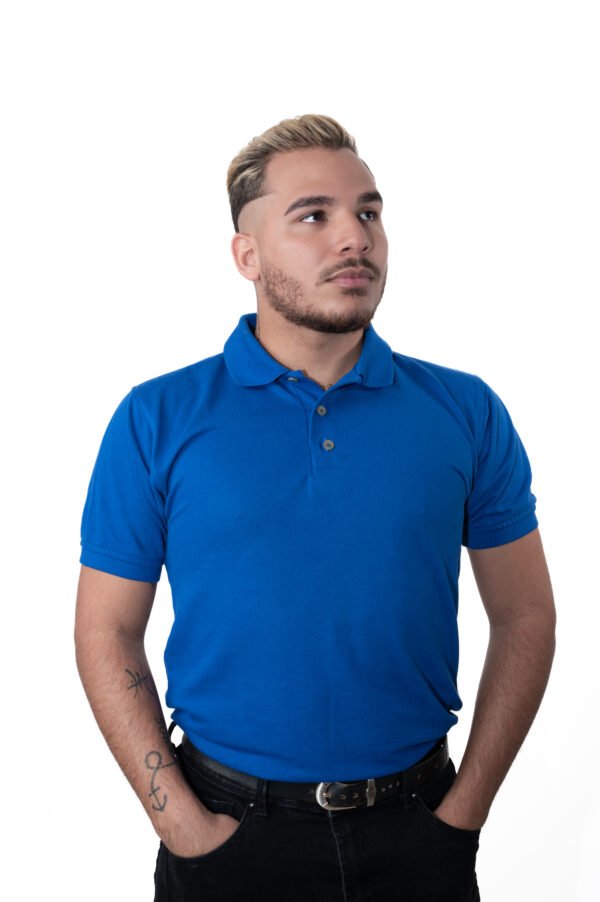 Camiseta Polo Azul