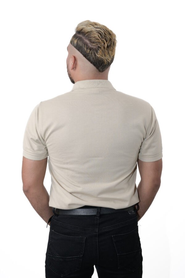 Camiseta Polo Caqui - Imagen 3