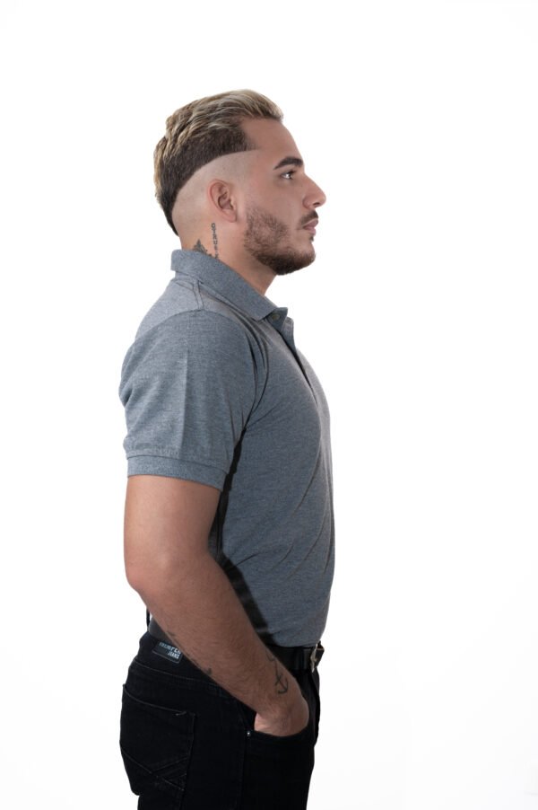 Camiseta Polo Gris - Imagen 2