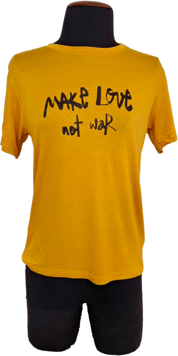 Camiseta Tipo T-Shirt Amarillo